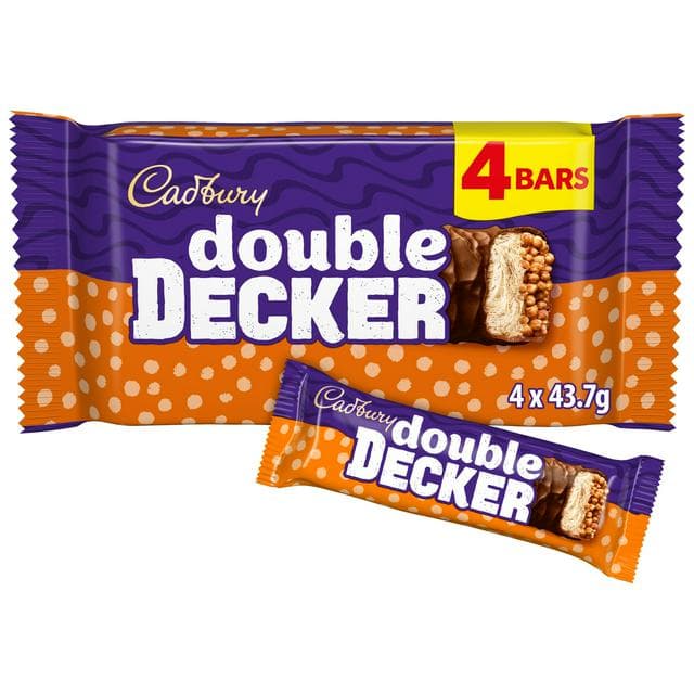 Cadbury Double Decker 4 x 44.6g Multipack Chocolate Bar - gallery image 1