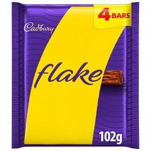Cadbury Flake 4 x 25.5g Multipack Chocolate Bar