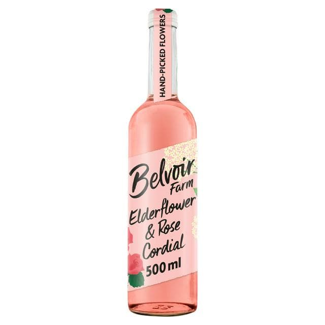 Belvoir Farm Elderflower & Rose Cordial 500ml - gallery image 1