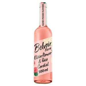 Belvoir Farm Elderflower & Rose Cordial 500ml