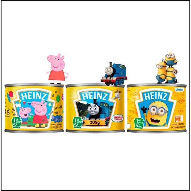 Heinz Despicable Me Minions Pasta Shapes in Tomato Sauce 205g - gallery image 3
