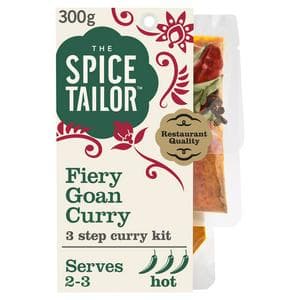The Spice Tailor Fiery Goan Indian Curry Sauce Kit 300g