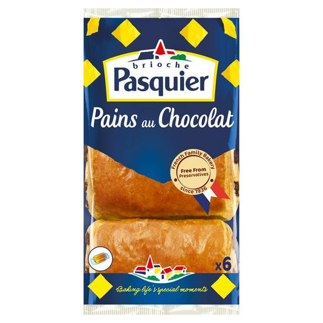 Brioche Pasquier Pains au Chocolat x6 - gallery image 1