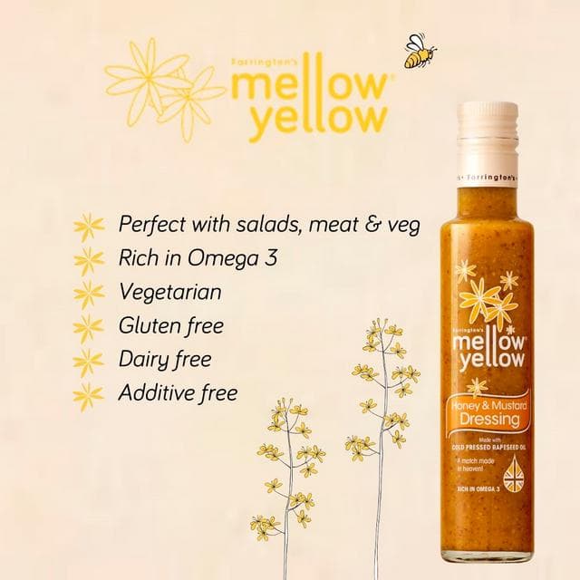 Farrington's Mellow Yellow Honey & Mustard Dressing 250ml - gallery image 4