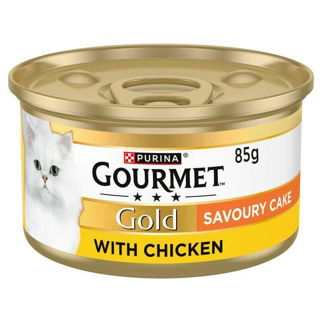Gourmet Gold Savoury Cake Chicken Wet Cat Food 85g - gallery image 1