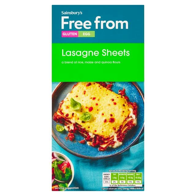 Sainsbury's Free From Lasagne Sheets 250g - gallery image 1