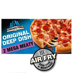 Chicago Town Deep Dish Mega Meaty Pizza x2 (320g)