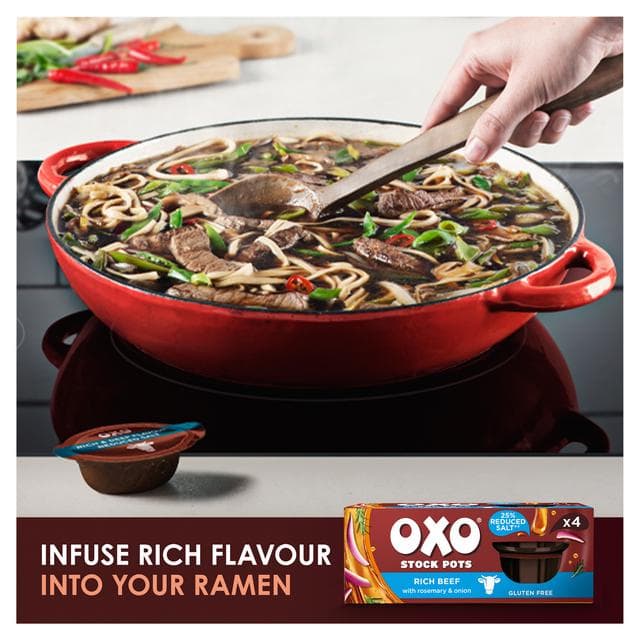 Oxo Reduced Salt Beef with Onion & Rosemary Stock Pots x4 80g - gallery image 4