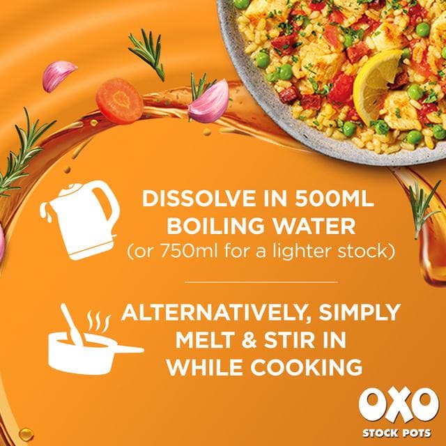 Oxo Reduced Salt Chicken with Bay and Parsley Stock Pots x4 80g - gallery image 2