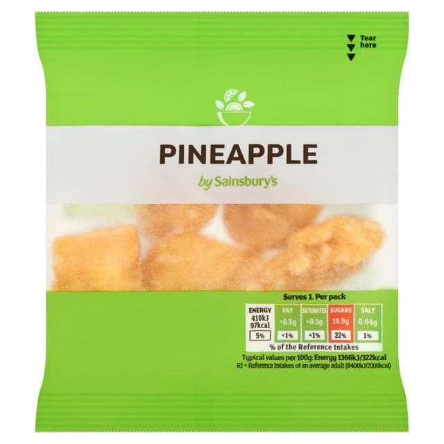 Sainsbury's Dried Pineapple 30g - gallery image 1
