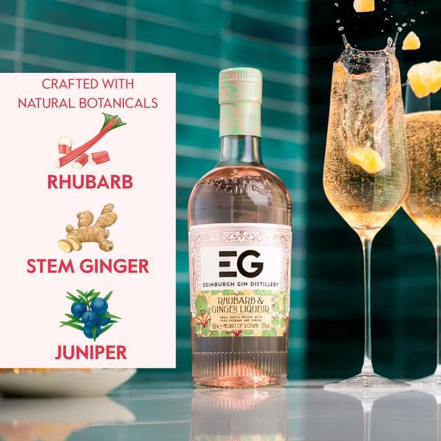 Edinburgh Gin Distillery Rhubarb & Ginger Liqueur 50cl - gallery image 3