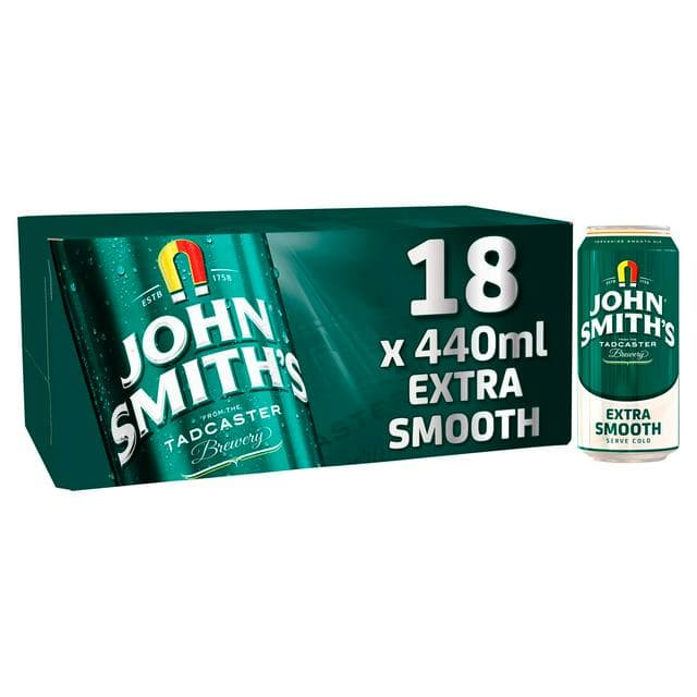 John Smith's Extra Smooth Ale Cans 18 x 440ml - gallery image 1