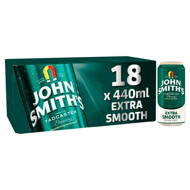 John Smith's Extra Smooth Ale Cans 18 x 440ml - gallery image 1