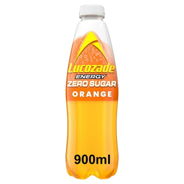 Lucozade Energy Zero Sugar Drink Orange 900ml - gallery image 1