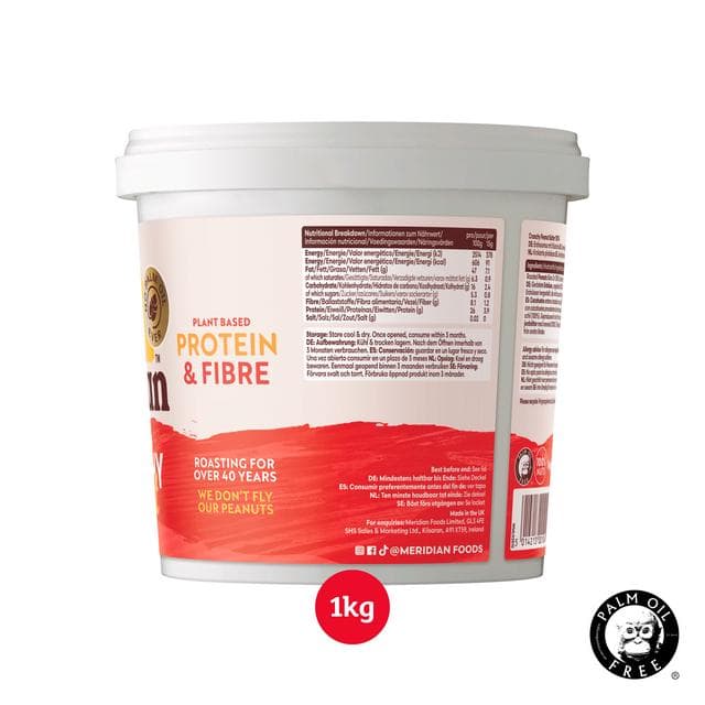 Meridian Crunchy Peanut Butter 1kg - gallery image 3