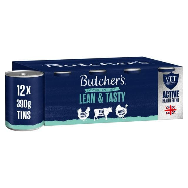 Butcher's Lean & Tasty Dog Food Tins 12x390g - gallery image 1