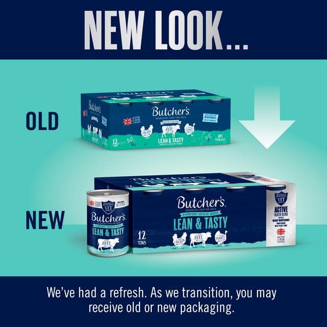 Butcher's Lean & Tasty Dog Food Tins 12x390g - gallery image 2