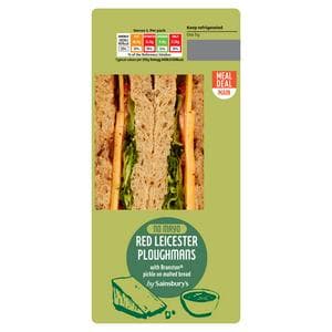 Sainsbury's Red Leicester Ploughmans Sandwich