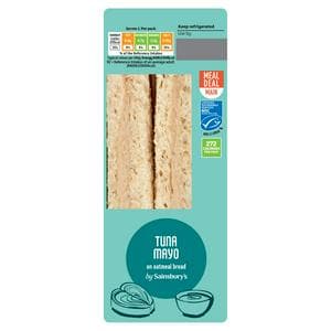 Sainsbury's Tuna Mayo on Oatmeal Bread Sandwich