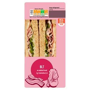 Sainsbury's BLT on Malted Bread Sandwich