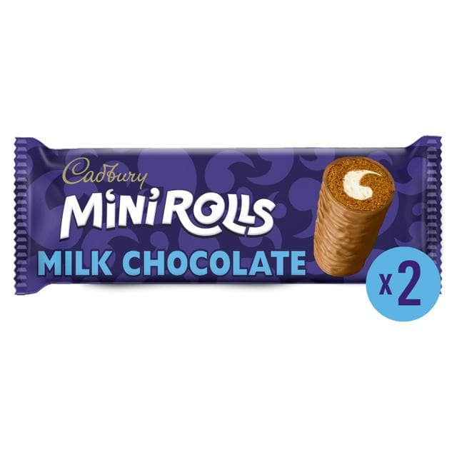 Cadbury Milk Chocolate Mini Rolls Cakes x2 - gallery image 1