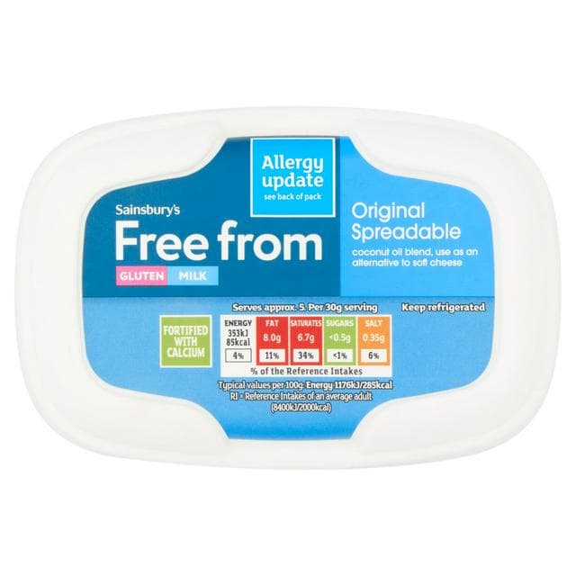 Sainsbury's Free From Original Spreadable 170g - gallery image 1