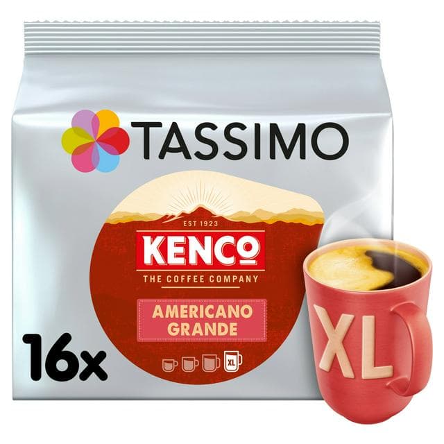 Tassimo Kenco Americano Grande XL Coffee Pods x16 - gallery image 1