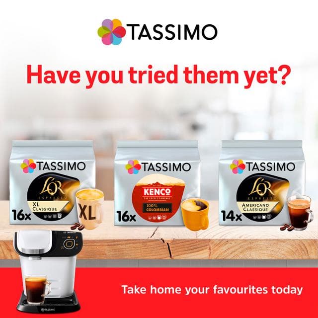 Tassimo Kenco Americano Grande XL Coffee Pods x16 - gallery image 3