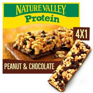 Nature Valley Protein Peanut & Chocolate Cereal Biscuit Snack Bars 4x42g