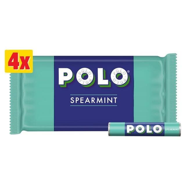 Polo Spearmint Mint Tube Multipack x4 34g - gallery image 1