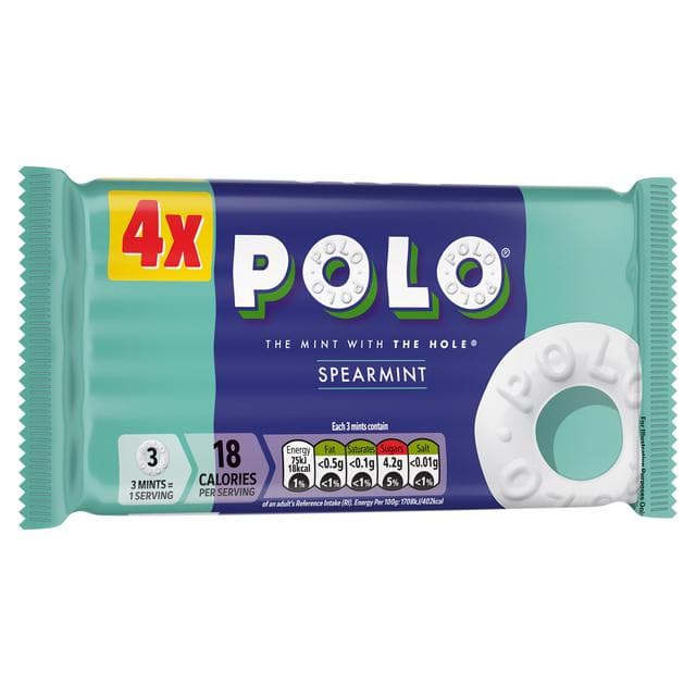 Polo Spearmint Mint Tube Multipack x4 34g - gallery image 2