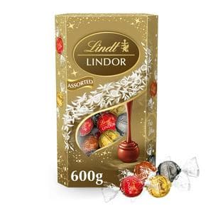 Lindt Lindor 600g Assorted Chocolate Truffles Extra Large Box