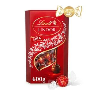 Lindt Lindor 600g Milk Chocolate Truffles Extra Large Box