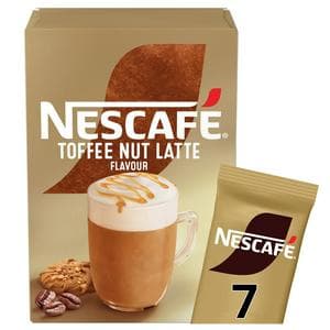 Nescafe Toffee Nut Latte Instant Coffee Sachets x7 130.2g