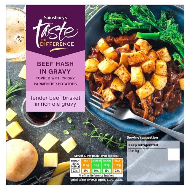 Sainsbury's Beef Hash, Taste the Difference 400g (Serves 1) - gallery image 1