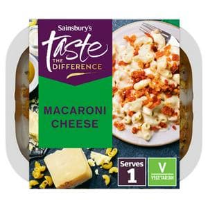Sainsbury's Vintage Cheddar Macaroni Cheese Ready Meal For 1, Taste the Difference 375g