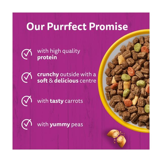 Whiskas Biscuits Chicken Senior Complete Dry Cat Food 1.9kg - gallery image 2