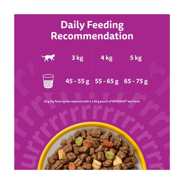 Whiskas Biscuits Chicken Senior Complete Dry Cat Food 1.9kg - gallery image 4