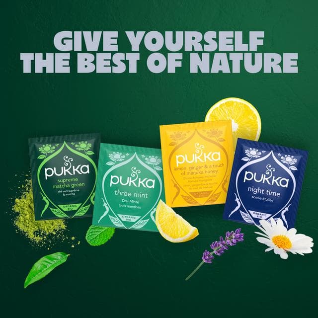 Pukka Organic Herbal Tea Collection Five Different Flavours Home Compostable Herbal Tea Bags x20 - gallery image 2