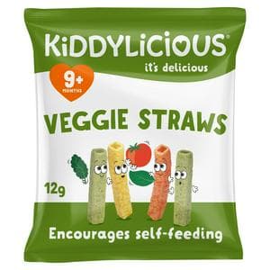 Kiddylicious Veggie Straws Baby Snacks 12g