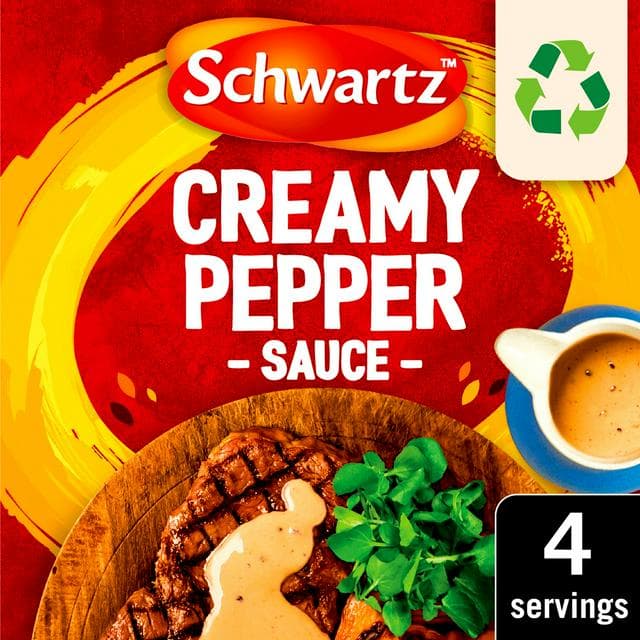 Schwartz 25g Creamy Pepper Sauce Mix - gallery image 1
