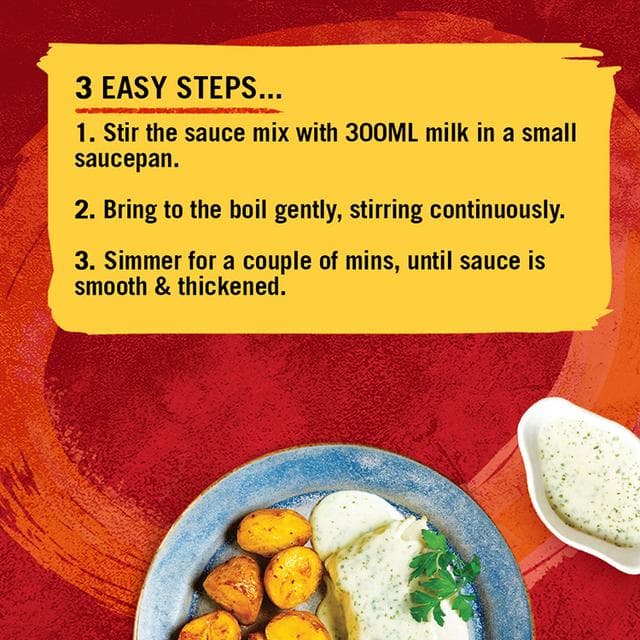 Schwartz 26g Creamy Parsley Sauce Mix - gallery image 2