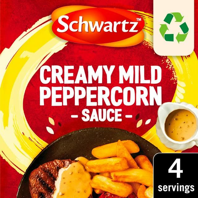 Schwartz Creamy Mild Peppercorn Sauce Mix 25g - gallery image 1