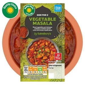 Sainsbury's Indian Vegetable Masala Ready Meal Side For 2 300g