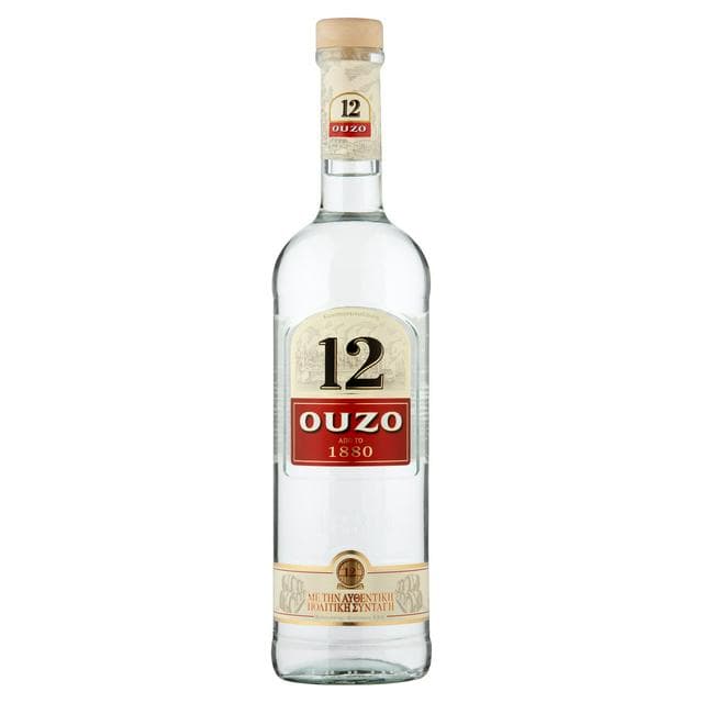 Ouzo 12, 40% ABV - Greek Aniseed Liqueur 70cl - gallery image 1