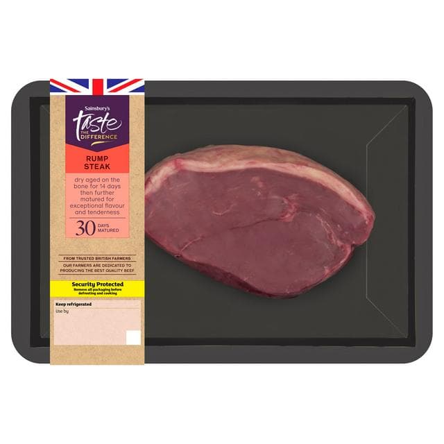 Sainsbury's 30 Days Matured British Beef Rump Steak, Taste the Difference 225g - gallery image 1