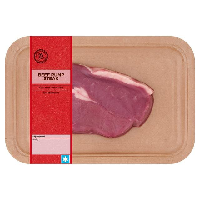 Sainsbury's British or Irish 21 Day Matured Rump Steak 225g - gallery image 1