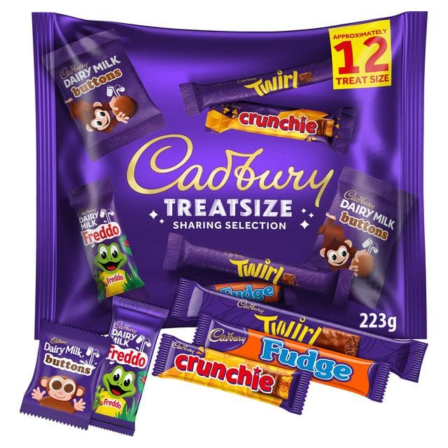 Cadbury 207g Treatsize Chocolate Variety Bag - gallery image 1