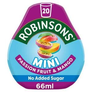 Robinsons Mini Passion Fruit & Mango On The Go Squash 66ml