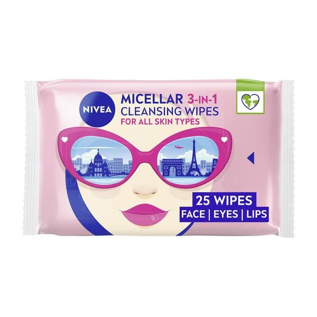 Nivea Biodegradable Micellar Cleansing Face Wipes x25 - gallery image 1